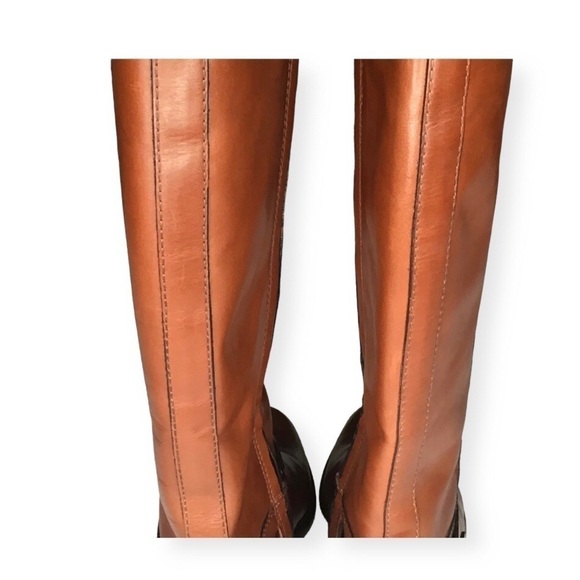 Tory Burch Colton Leather Riding Knee High Boots in Almond Size 7. - Picture 11 of 13